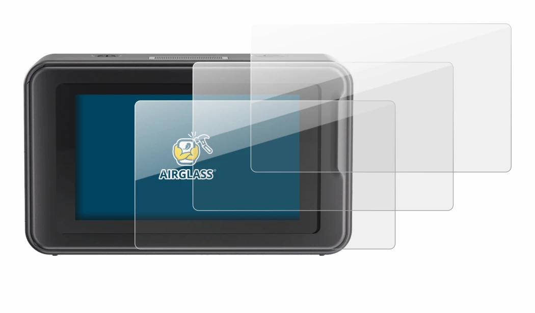 Image of the device Creality Pika with a wide variety of screen protectors.