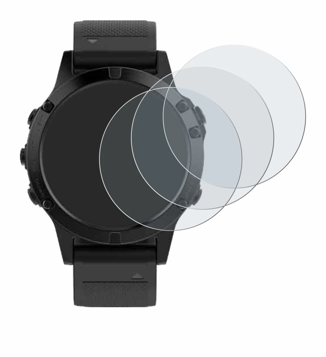 Image of the device Garmin Fenix 5 (47 mm) with a wide variety of screen protectors.