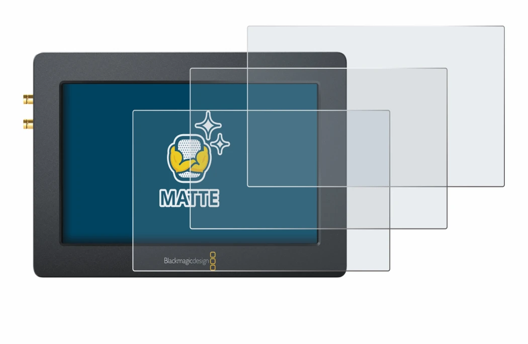 Image of the device Blackmagic Design Video Assist (5.0) with a wide variety of screen protectors.