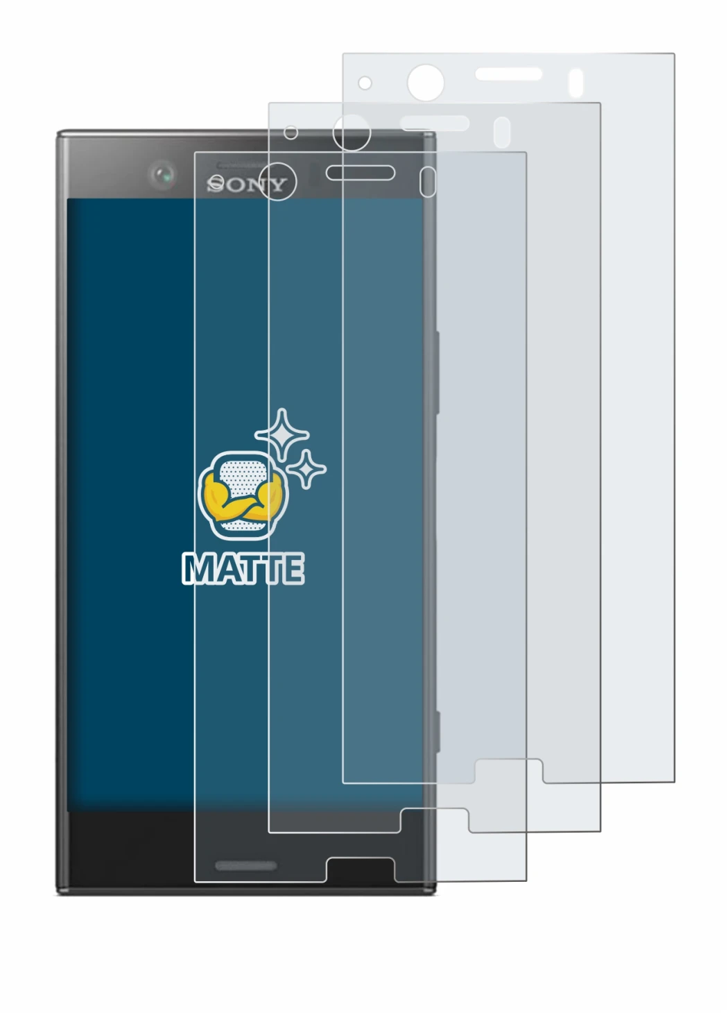 Image of the device Sony Xperia XZ1 Compact with a wide variety of screen protectors.