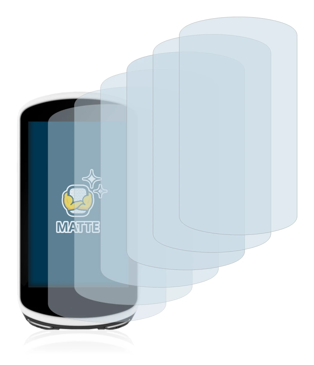 Image of the device Garmin Edge 1030 with a wide variety of screen protectors.
