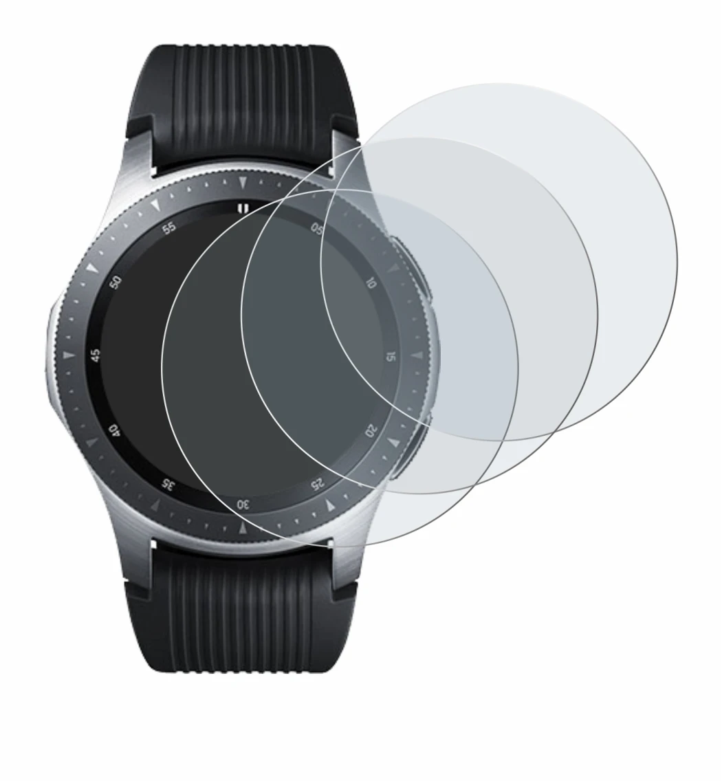 Image of the device Samsung Galaxy Watch (46 mm) with a wide variety of screen protectors.