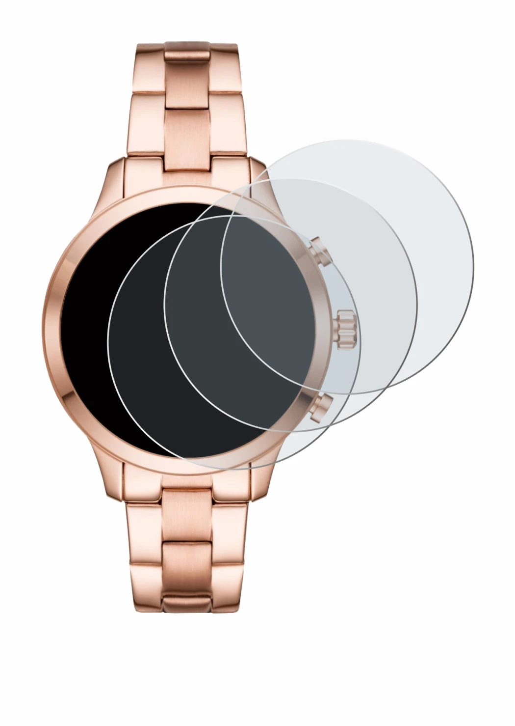 Image of the device Michael Kors Access Runway (41 mm) with a wide variety of screen protectors.