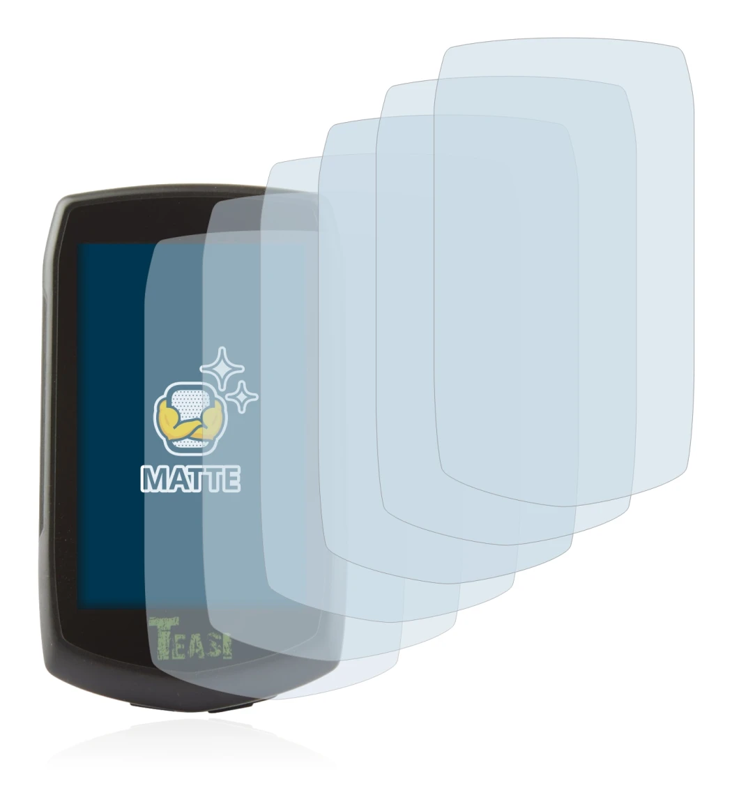Image of the device A-Rival Teasi One4 with a wide variety of screen protectors.