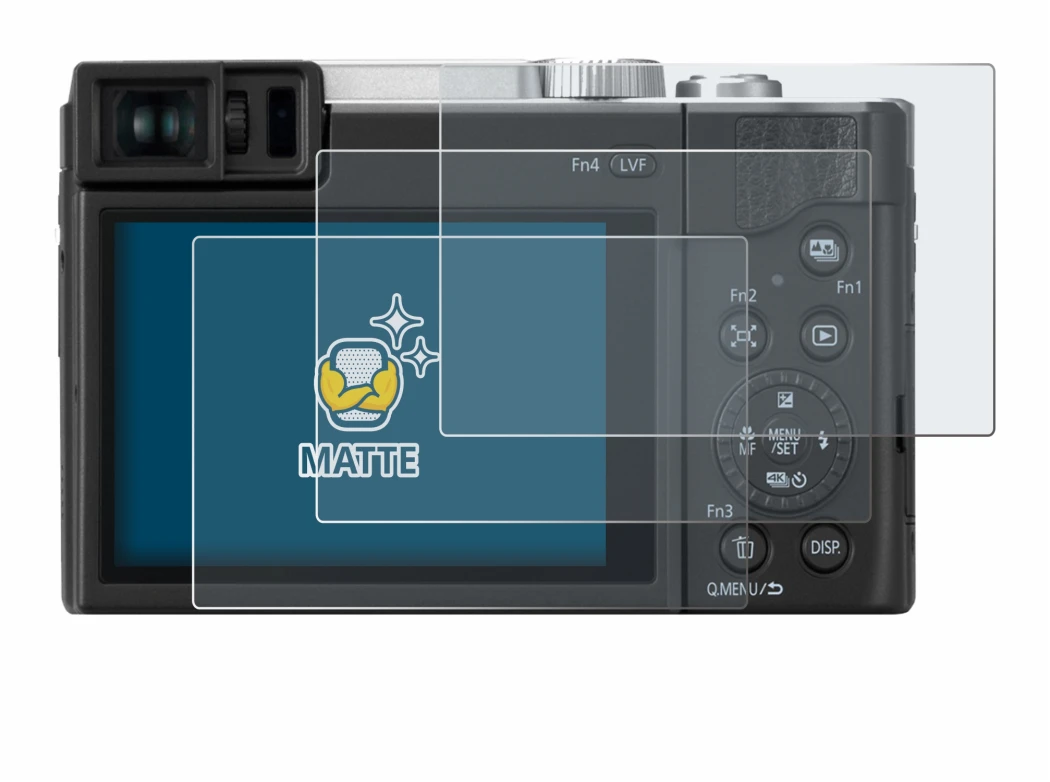 Image of the device Panasonic Lumix DC-TZ96 with a wide variety of screen protectors.