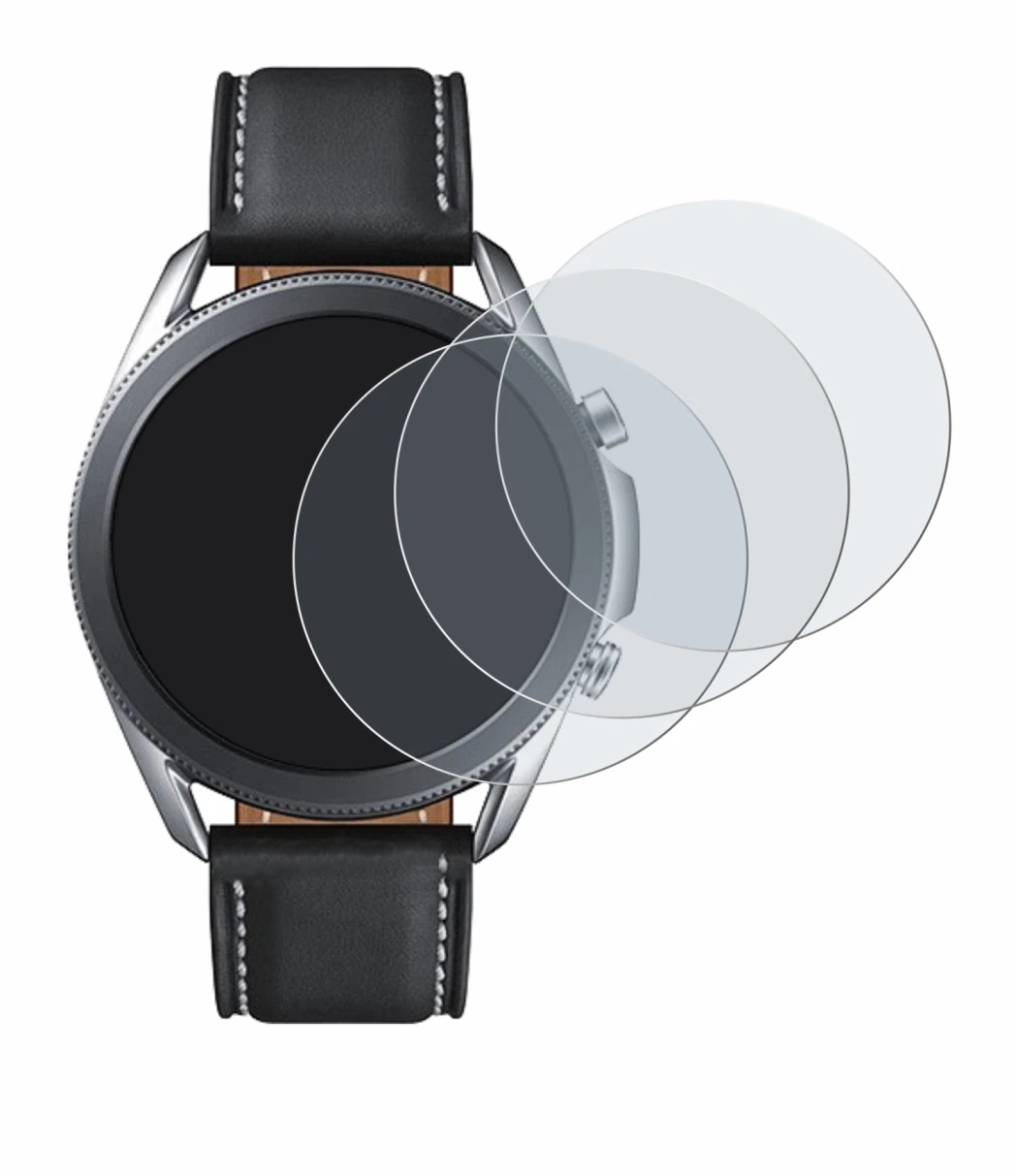 Image of the device Samsung Galaxy Watch 3 (45mm) with a wide variety of screen protectors.