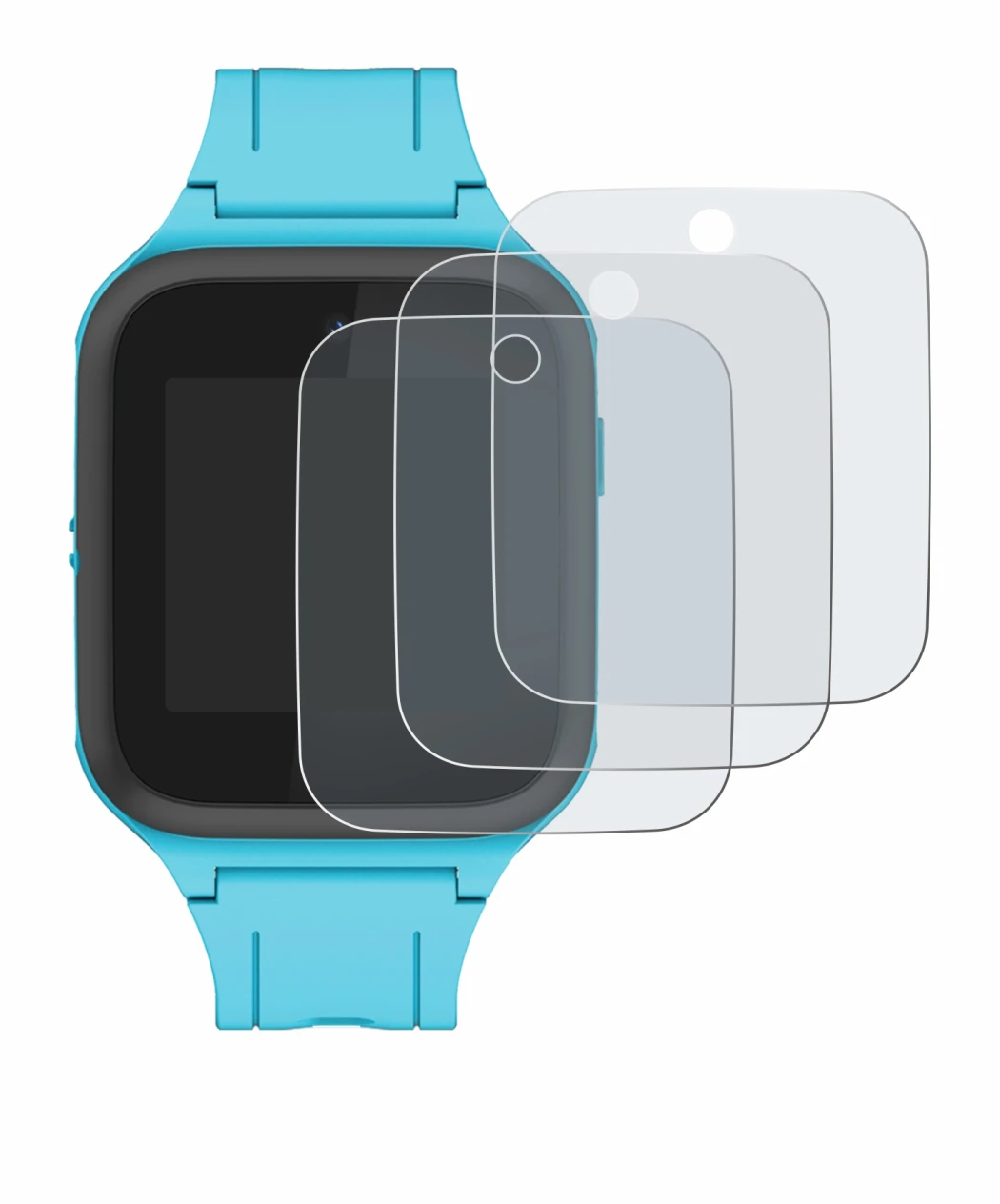 Image of the device TCL Movetime FamilyWatch Kids MT40X with a wide variety of screen protectors.