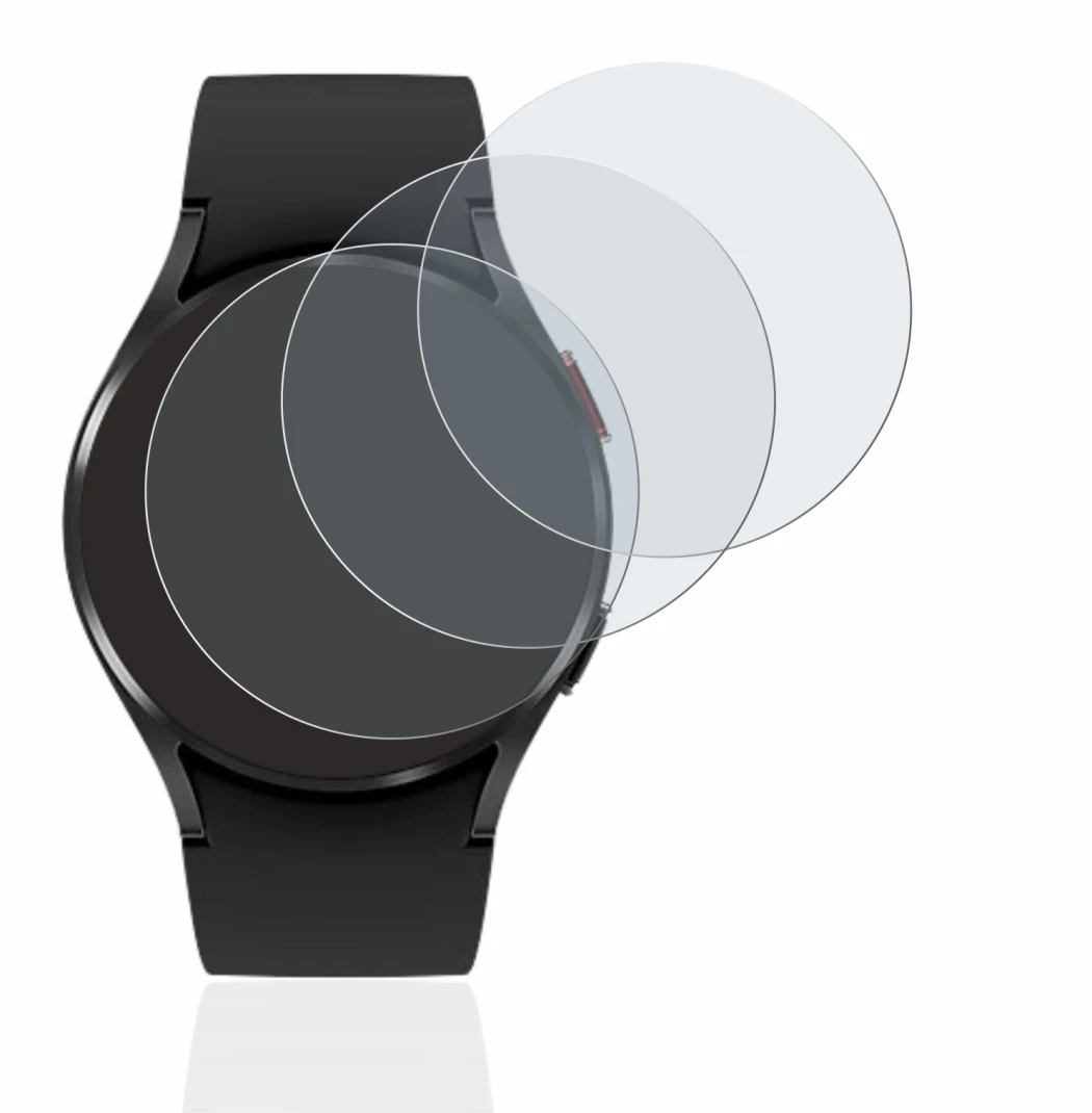 Image of the device Samsung Galaxy Watch 4 (40mm) with a wide variety of screen protectors.
