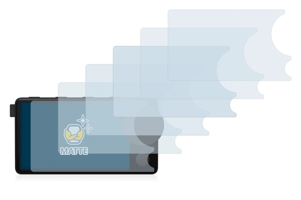 Image of the device Spotify Car Thing with a wide variety of screen protectors.