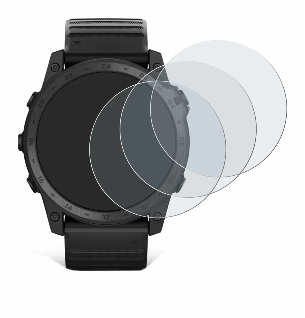 Image of the device Garmin Tactix 7 Pro Ballistics with a wide variety of screen protectors.