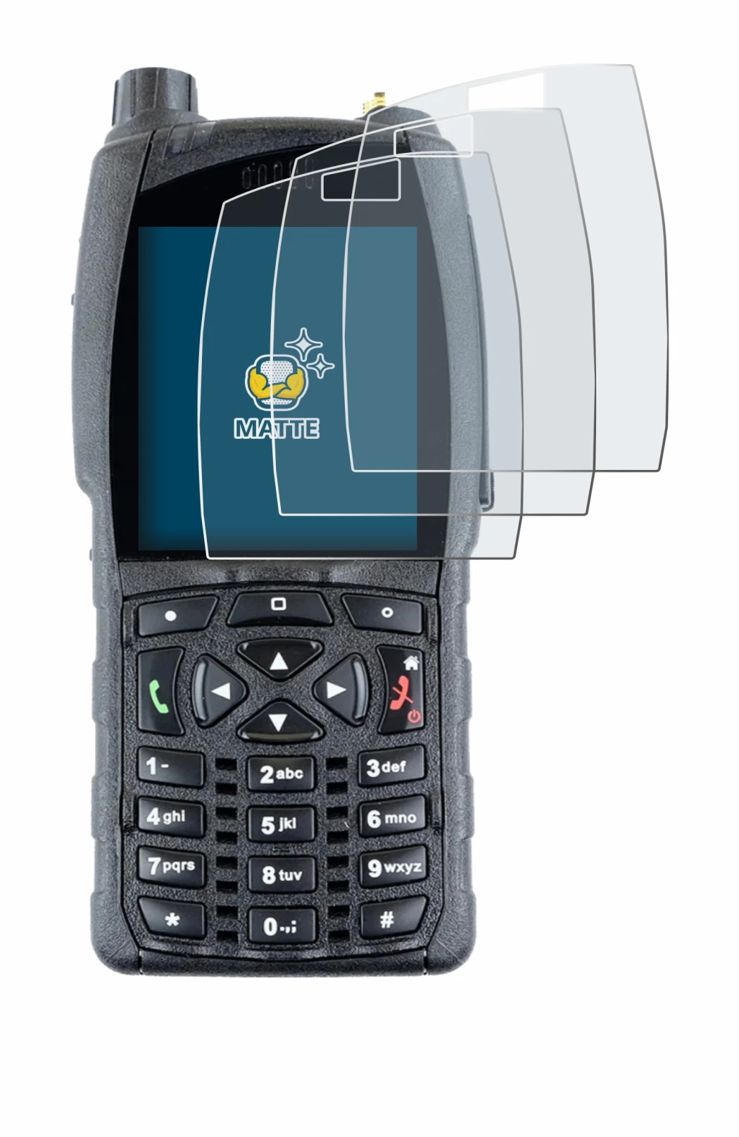 Image of the device Sepura SC20 with a wide variety of screen protectors.