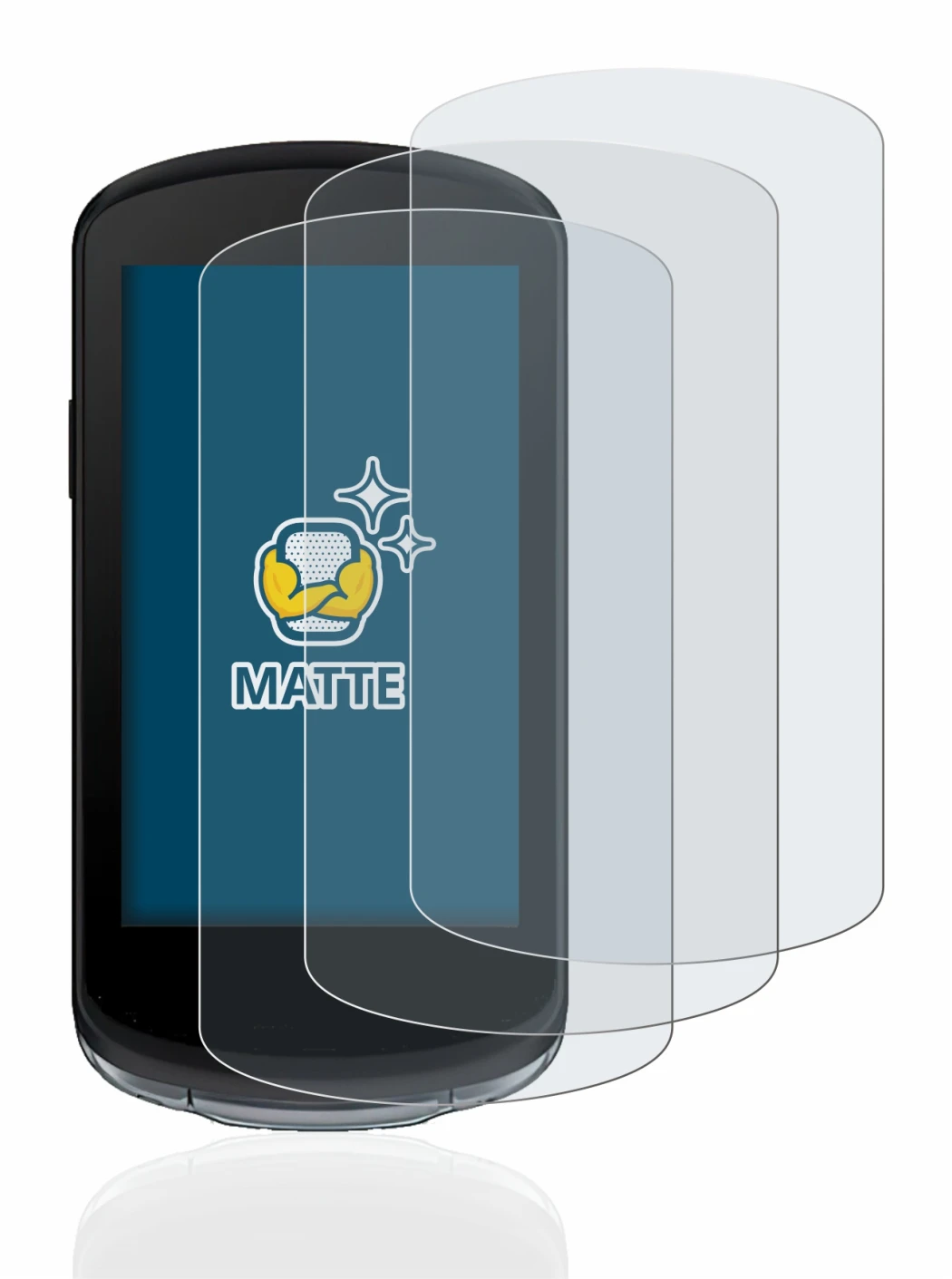 Image of the device Garmin Edge 1040 with a wide variety of screen protectors.