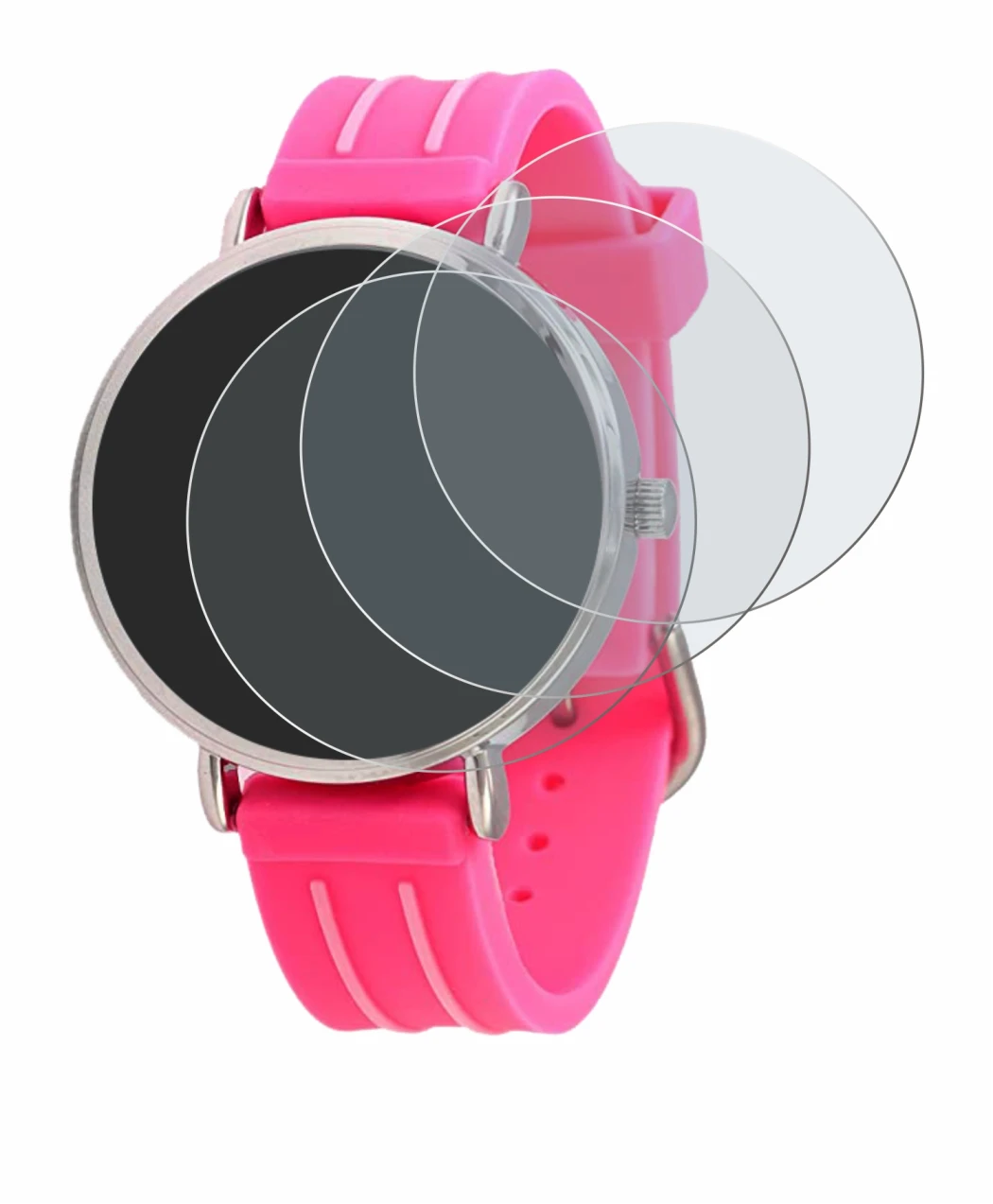 Image of the device Kiddus Children's Learning Watch with a wide variety of screen protectors.