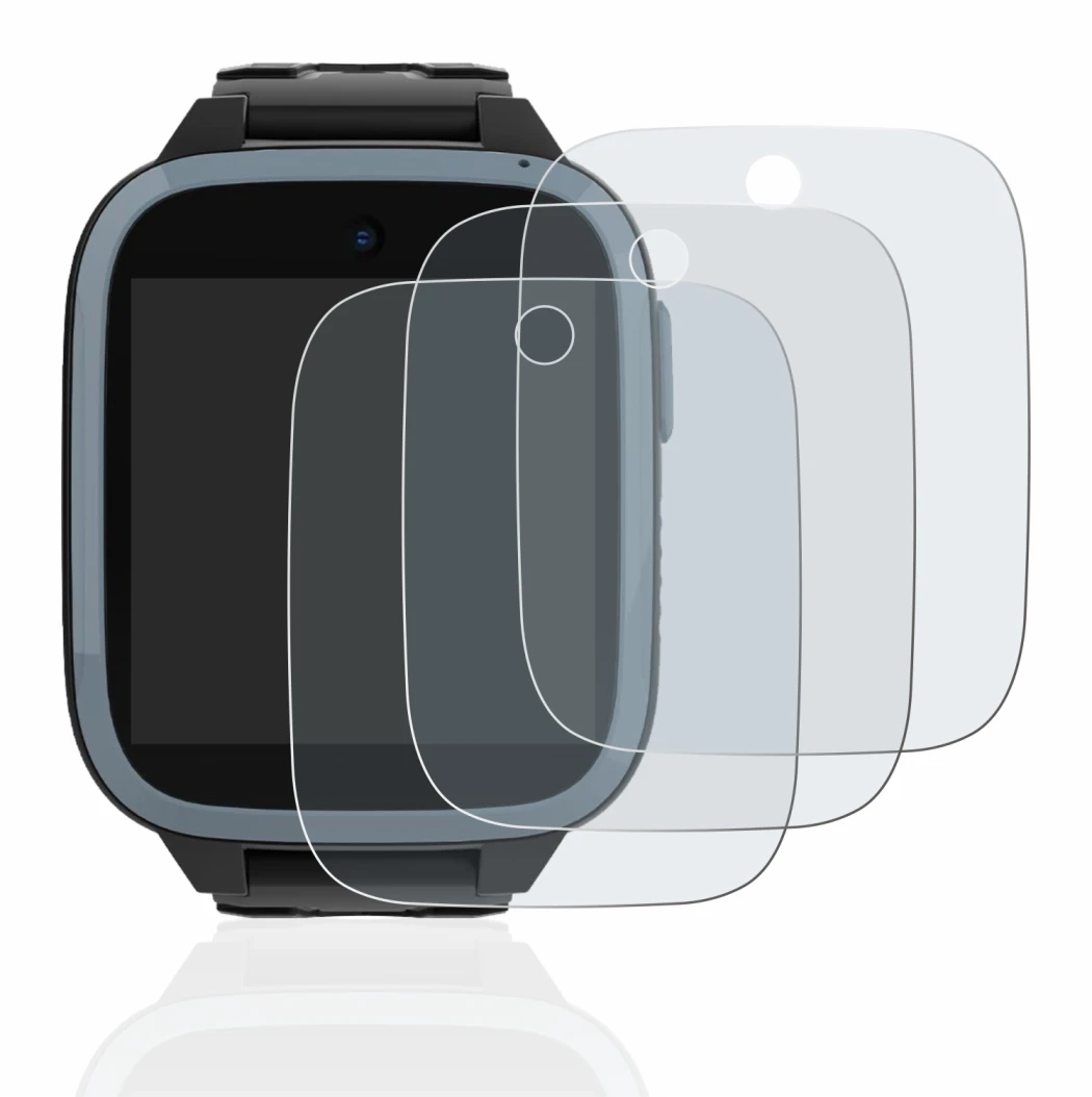 Image of the device Xplora XGO3 (1st Gen.) with a wide variety of screen protectors.