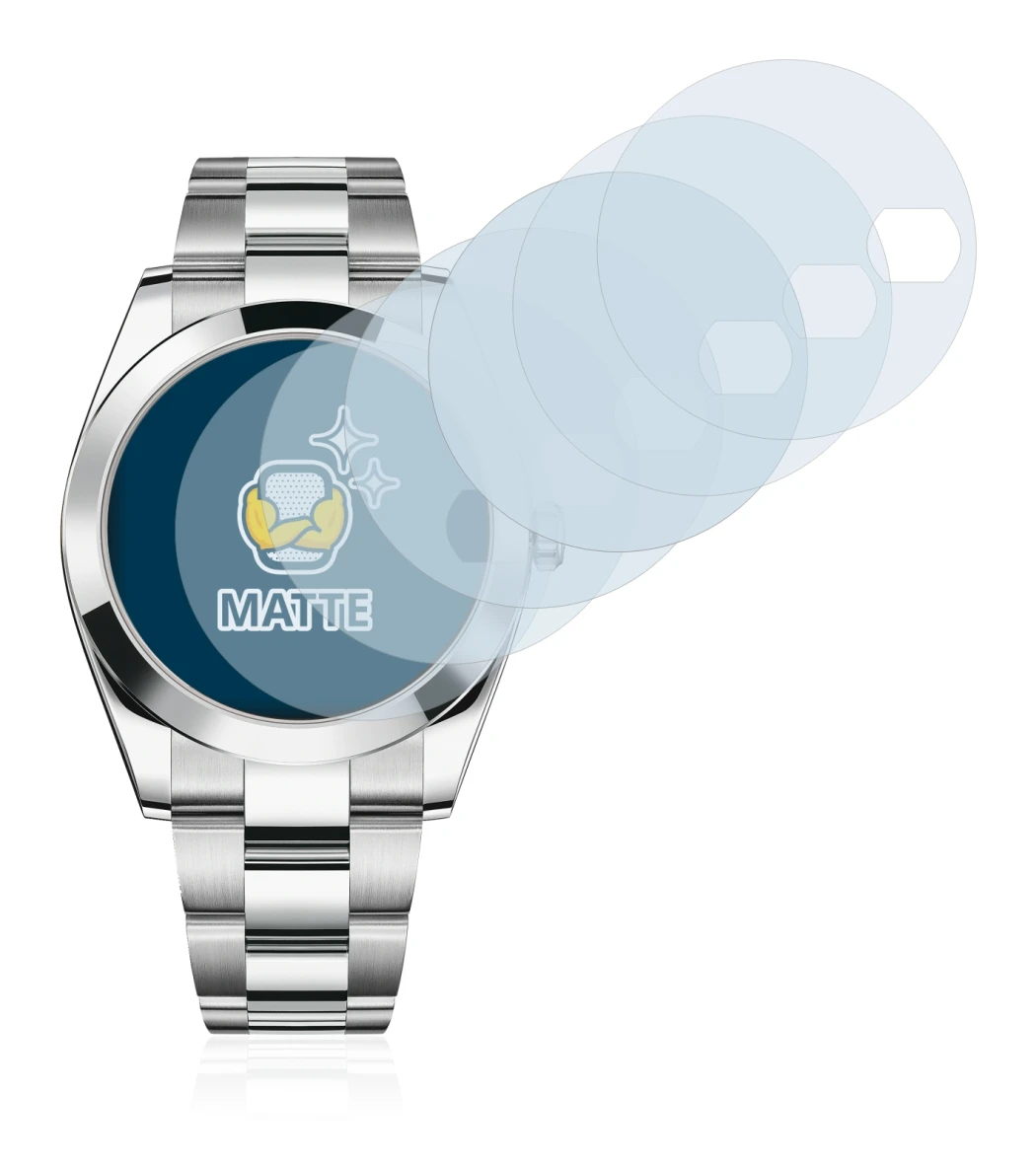 Image of the device Rolex Datejust 41 with a wide variety of screen protectors.