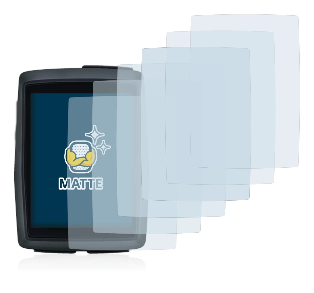Image of the device Sigma BC 14.0 WL with a wide variety of screen protectors.