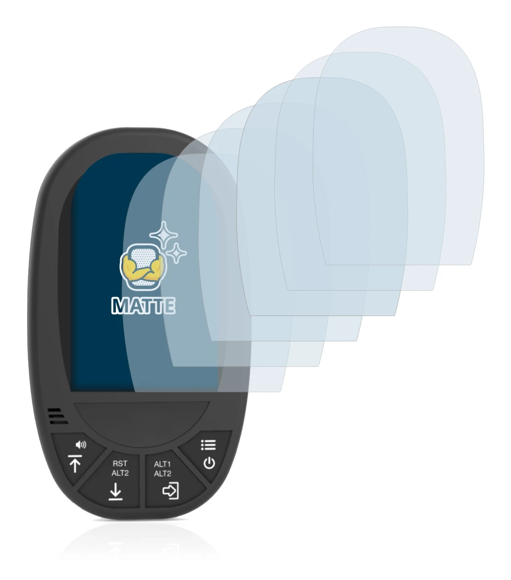 Image of the device Flymaster GPS LS with a wide variety of screen protectors.