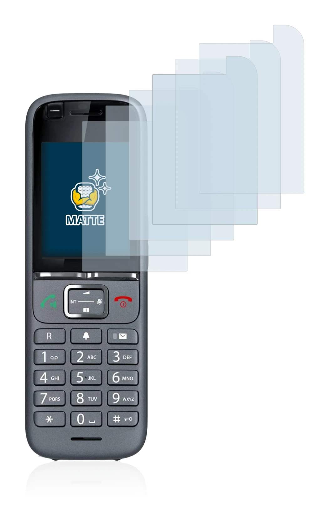 Image of the device Gigaset S700H PRO with a wide variety of screen protectors.