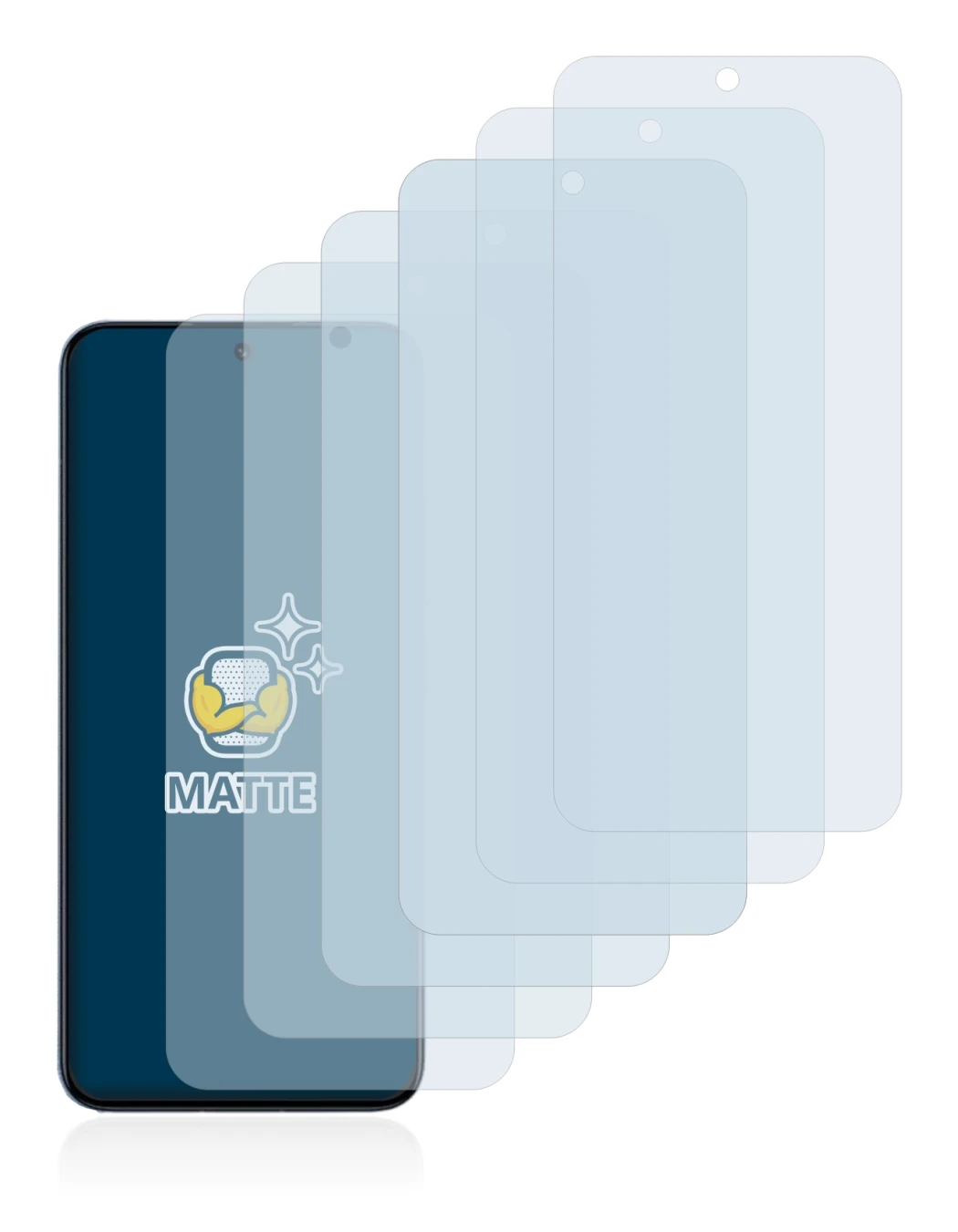 Image of the device Xiaomi 13 with a wide variety of screen protectors.