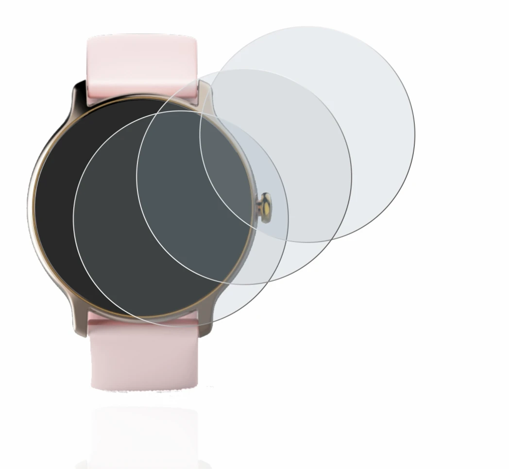 Image of the device Hama Fit Watch 4910 with a wide variety of screen protectors.