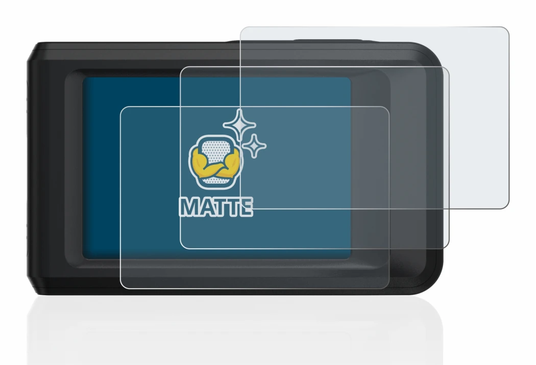 Image of the device Hikmicro Pocket 2 with a wide variety of screen protectors.