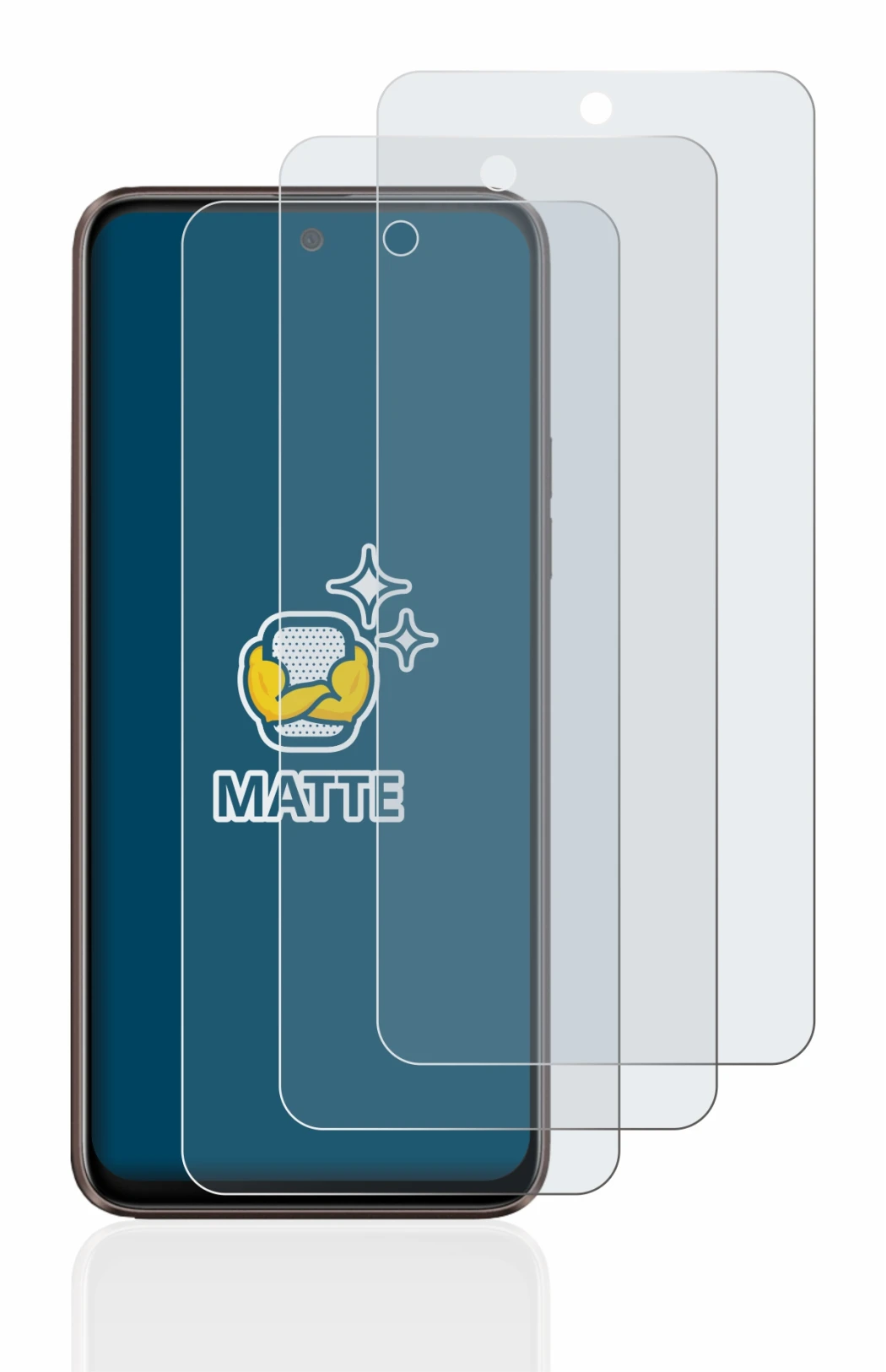 Image of the device HTC U23 Pro with a wide variety of screen protectors.