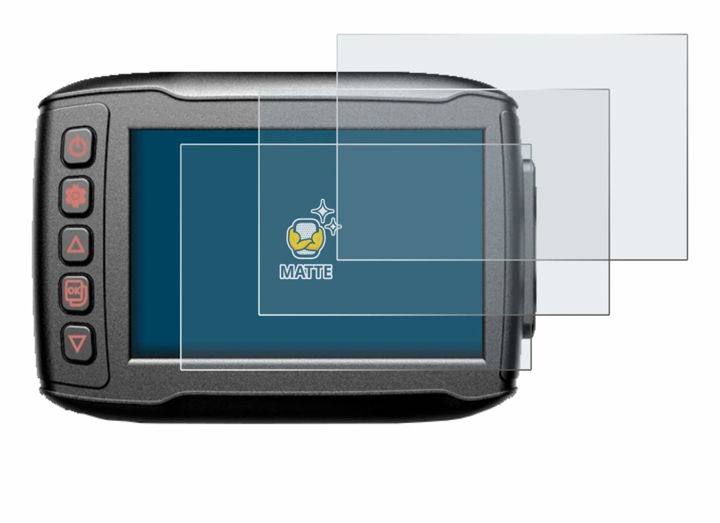Image of the device Blueskysea DV999 with a wide variety of screen protectors.