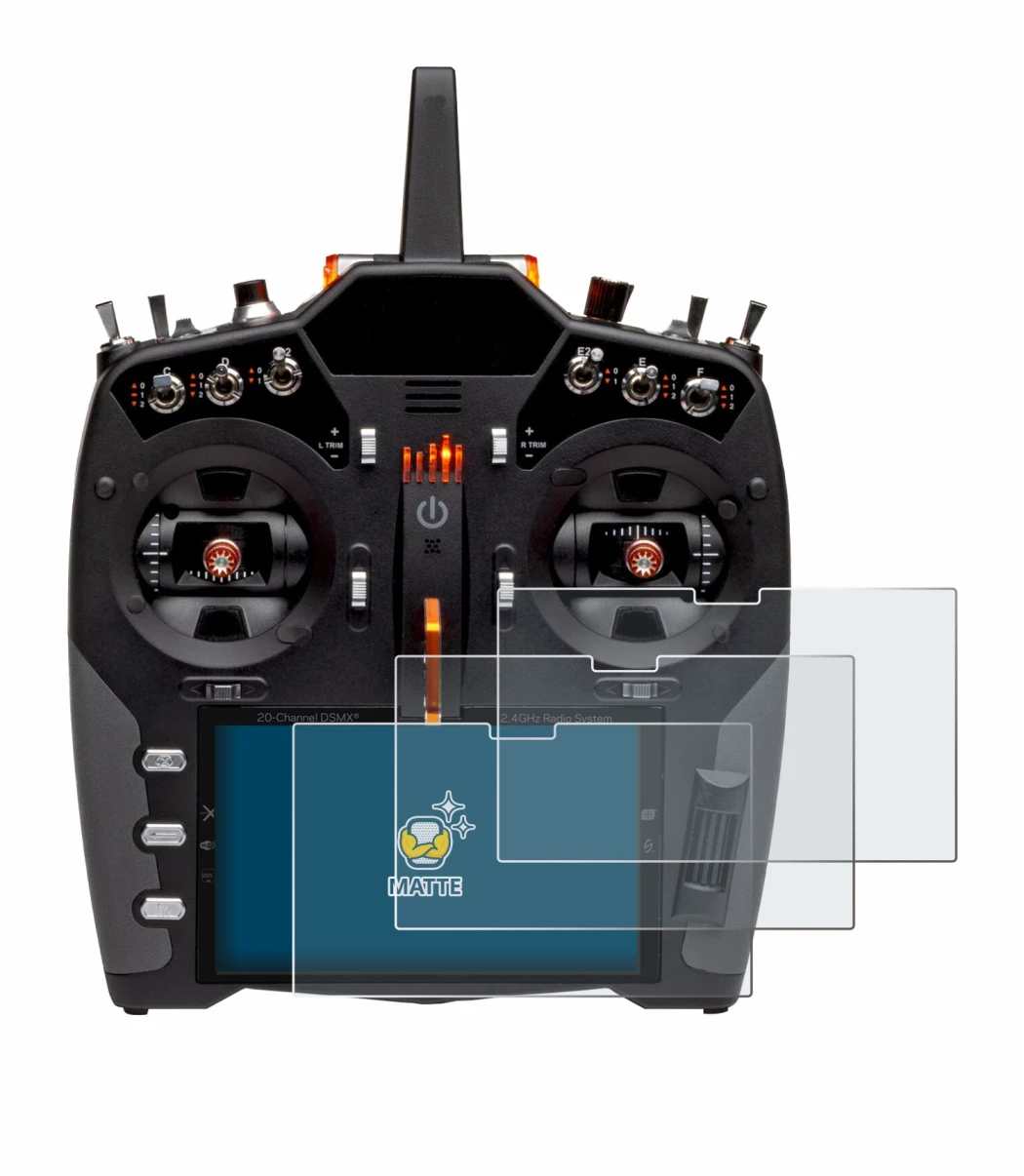 Image of the device Spektrum NX20 with a wide variety of screen protectors.