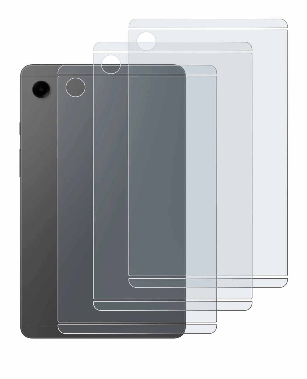 Image of the device Samsung Galaxy Tab A9 WiFi (Back) with a wide variety of screen protectors.