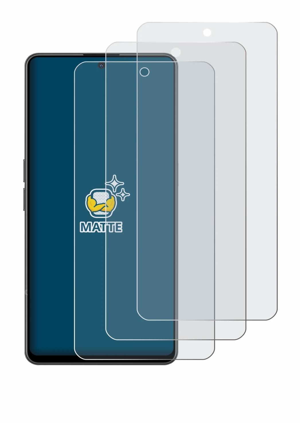 Image of the device OnePlus Nord CE 3 Lite with a wide variety of screen protectors.