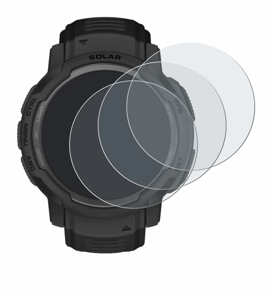 Image of the device Garmin Instinct Crossover AMOLED with a wide variety of screen protectors.