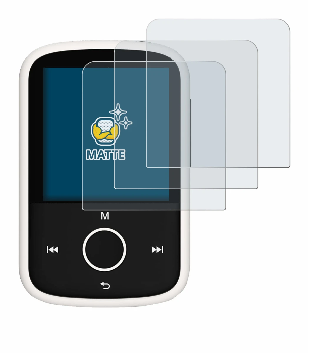 Image of the device Majority MP3 16GB with a wide variety of screen protectors.