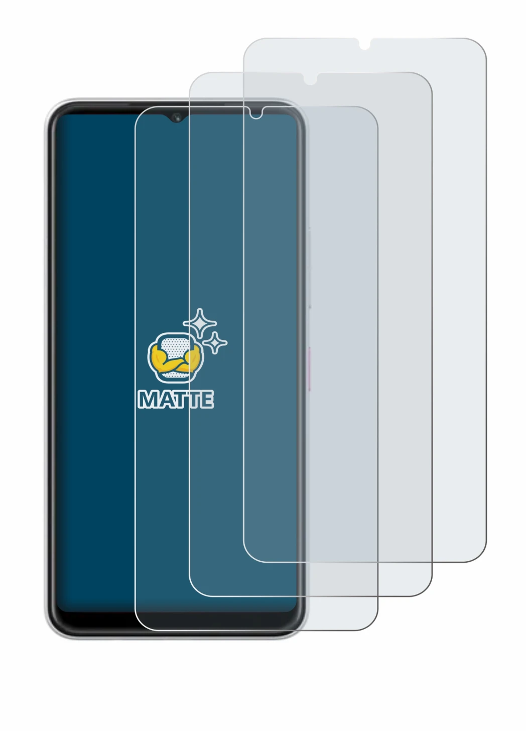 Image of the device Telekom T Phone 2 with a wide variety of screen protectors.