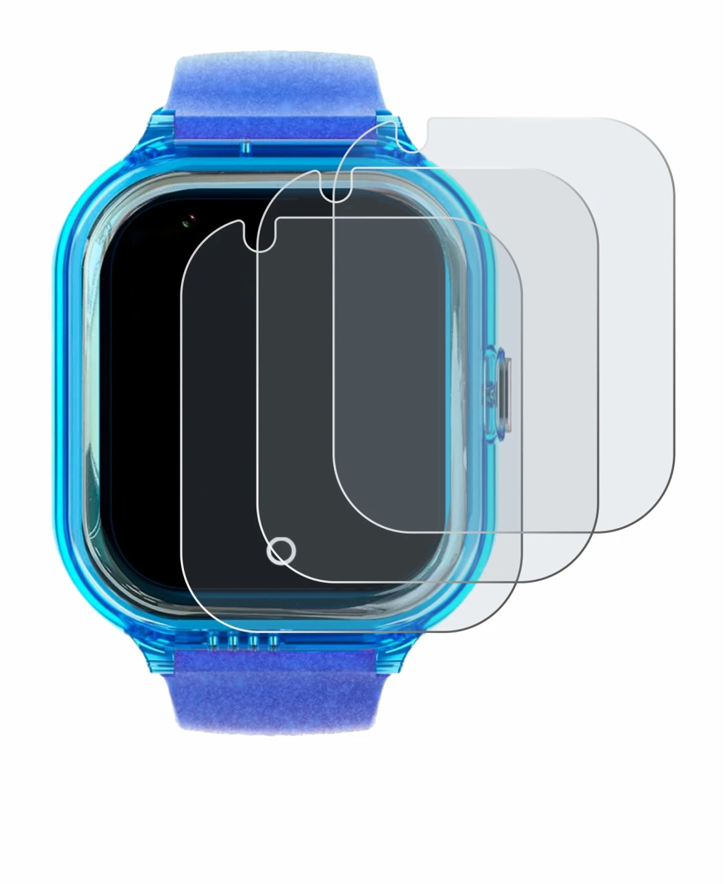 Image of the device SaveFamily Enjoy with a wide variety of screen protectors.
