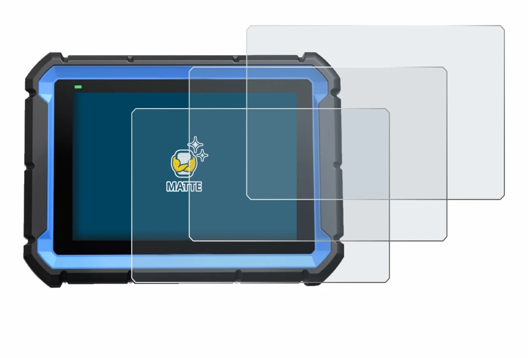 Image of the device Topdon ArtiDiag Pro with a wide variety of screen protectors.