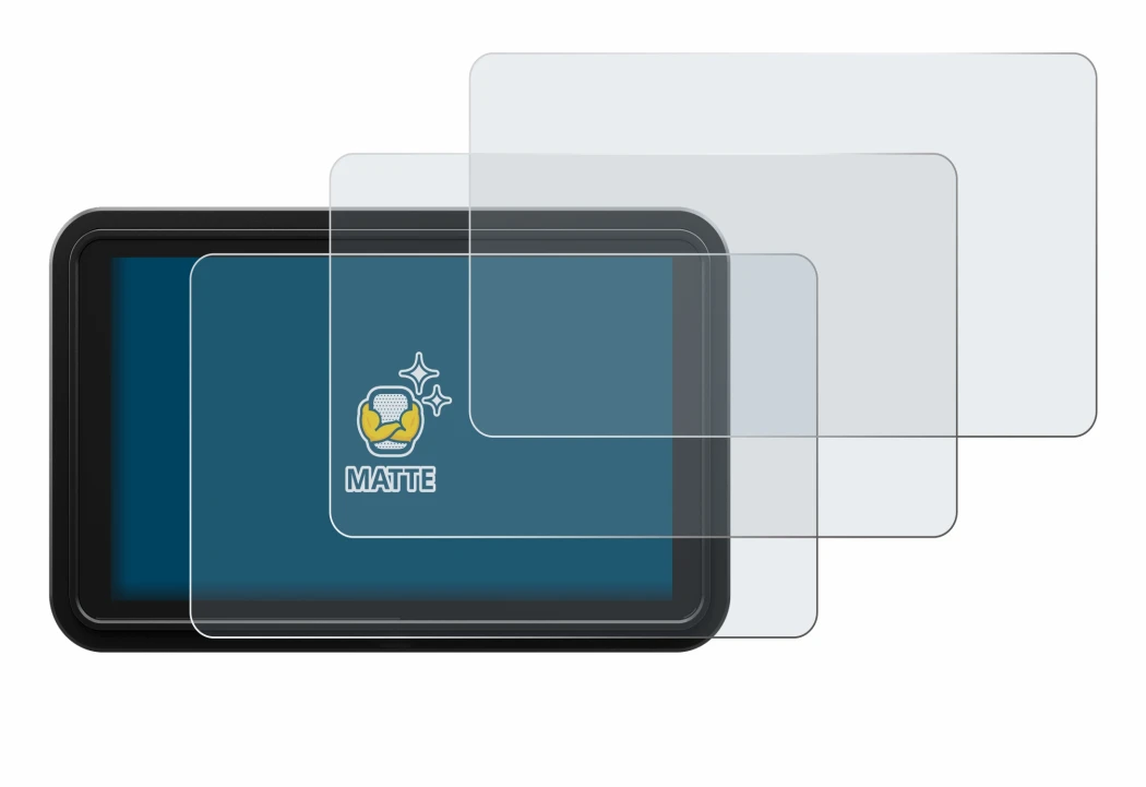 Image of the device Atomos Shinobi 2 with a wide variety of screen protectors.