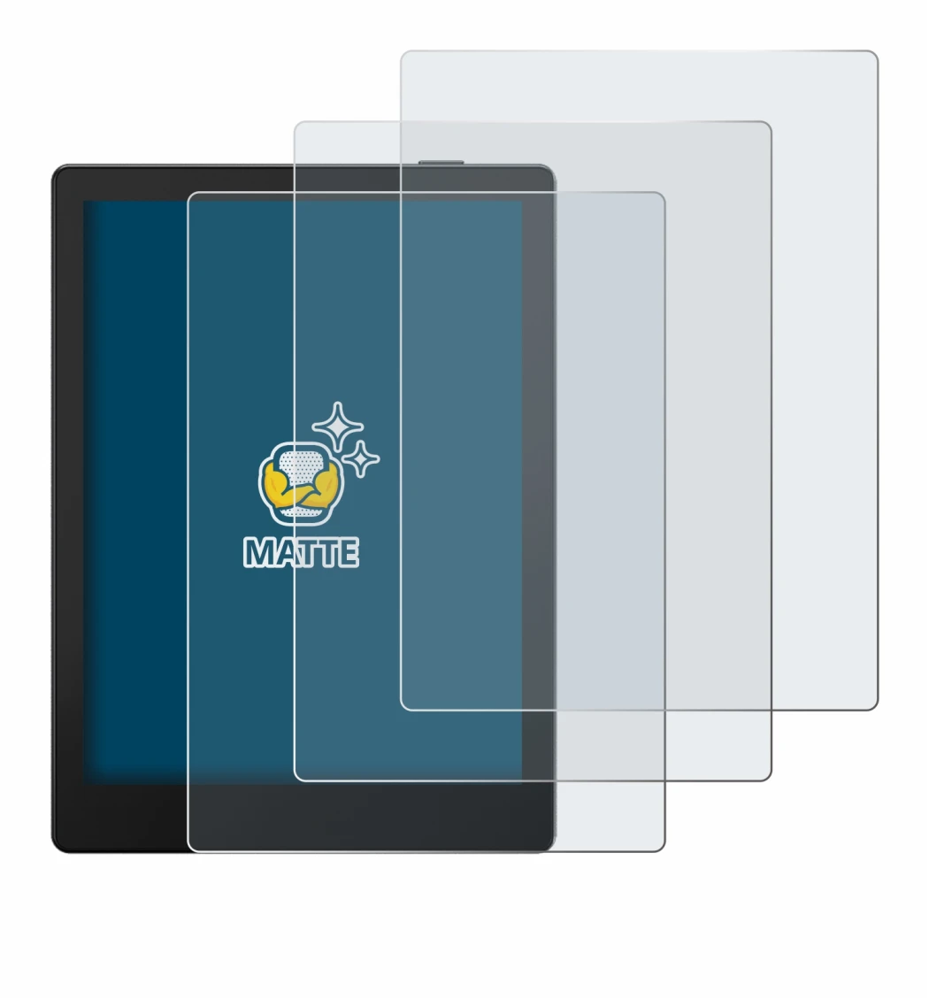 Image of the device Boox Go 6 with a wide variety of screen protectors.