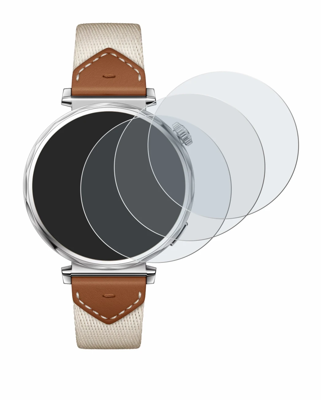 Image of the device Huawei Watch GT 5 (41 mm) with a wide variety of screen protectors.