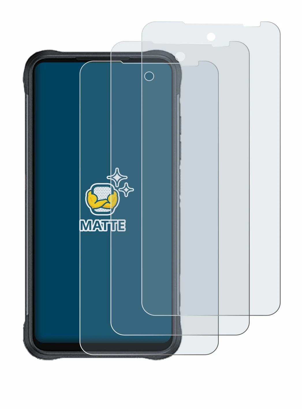 Image of the device GlobeXplorer GPX Pro 4 with a wide variety of screen protectors.