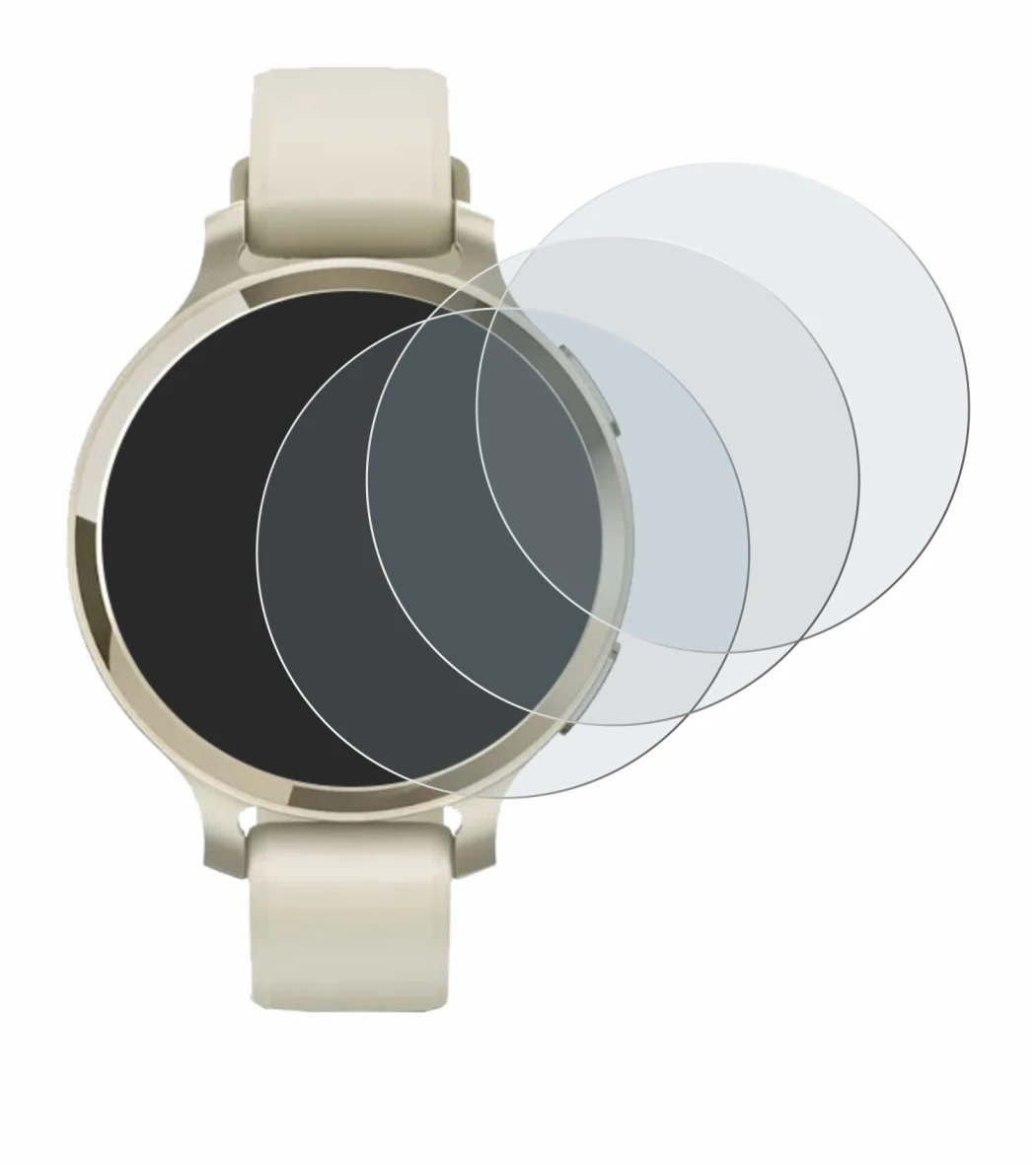 Image of the device Garmin Lily 2 Active with a wide variety of screen protectors.