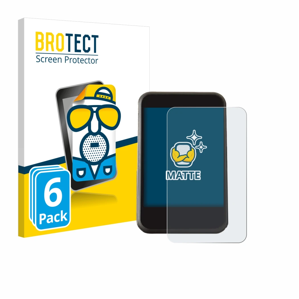 Front side of a product packaging with the brand logo BROTECT. Next to it is the device Freesky YL81F shown with the correspon