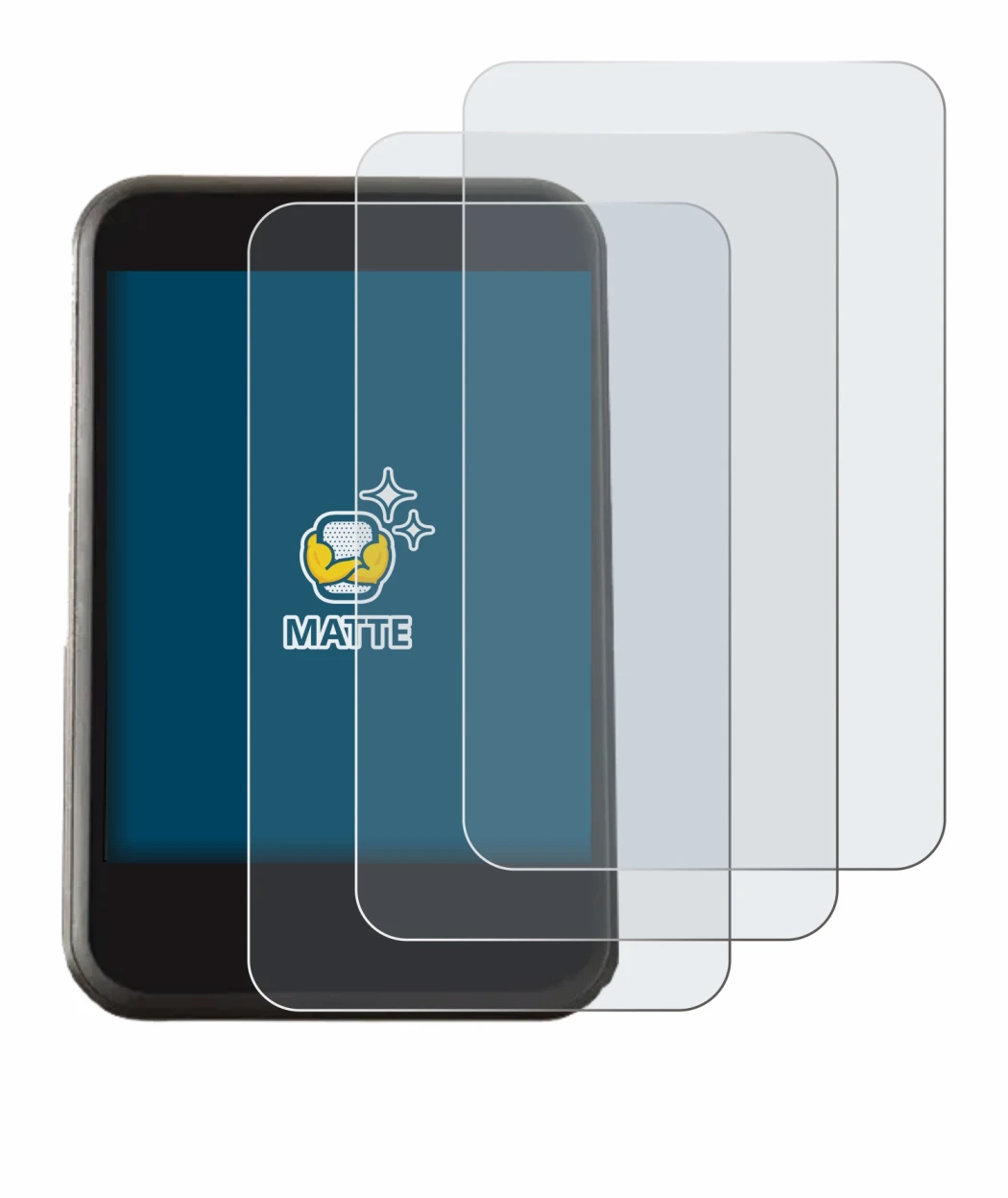 Image of the device Freesky YL81F with a wide variety of screen protectors.