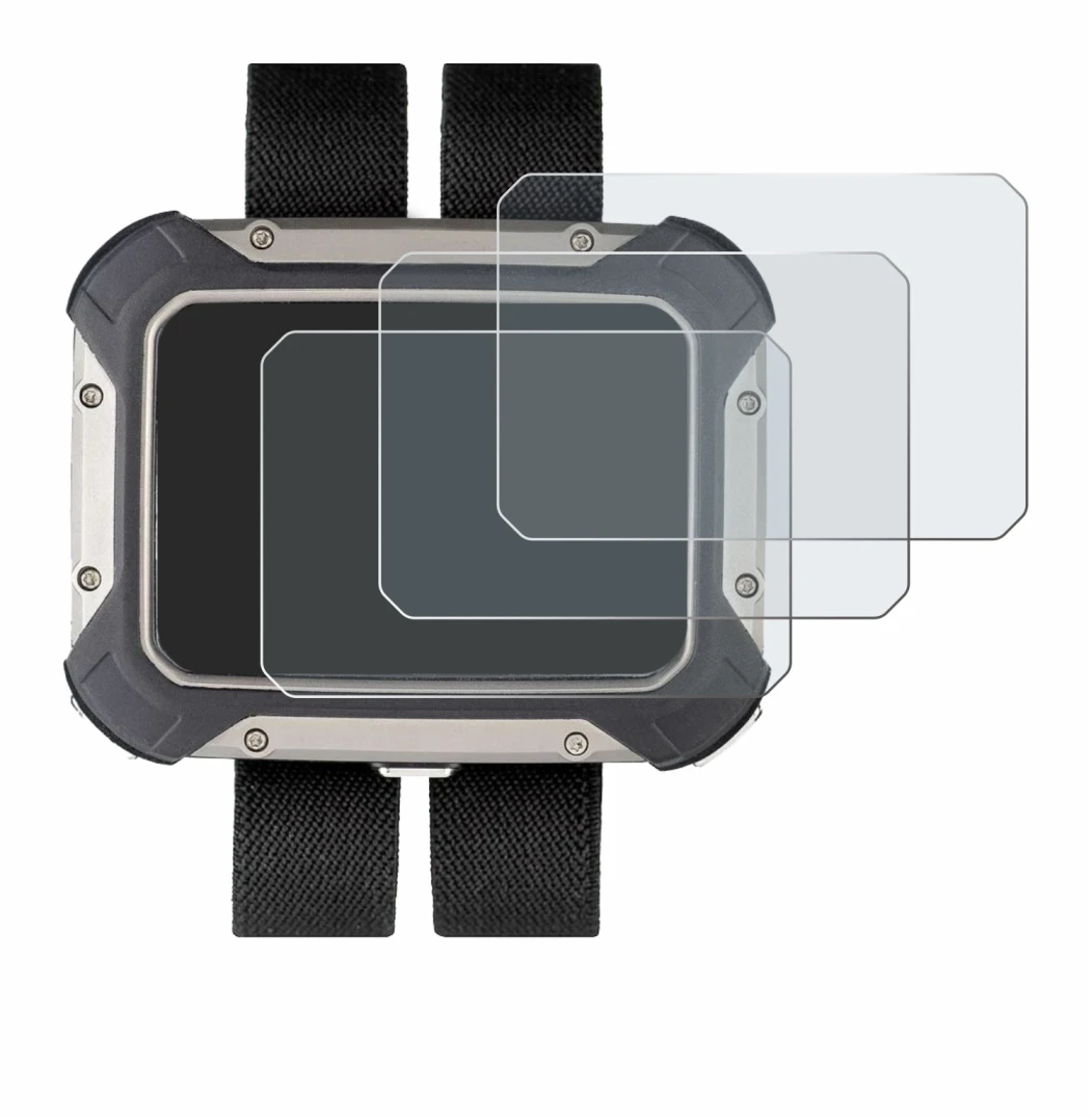 Image of the device Apeks DSX with a wide variety of screen protectors.