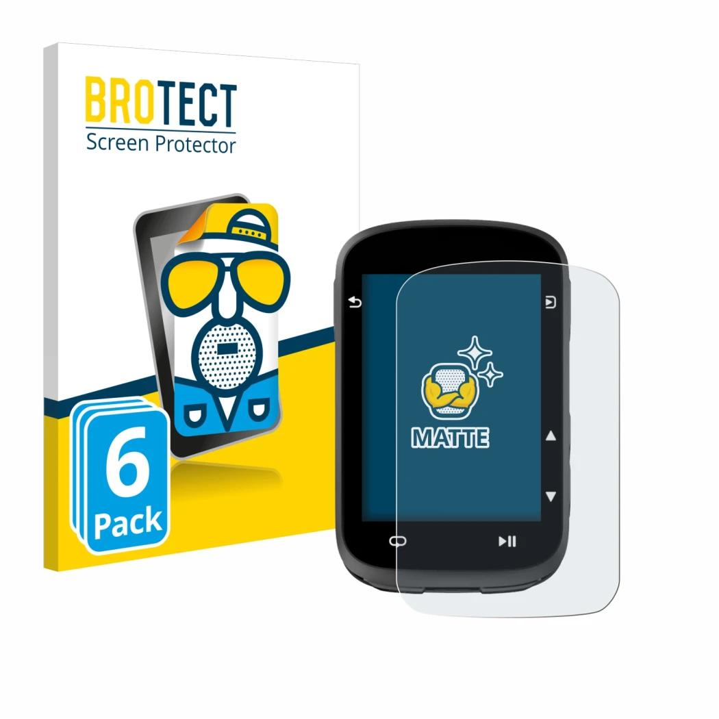 Front side of a product packaging with the brand logo BROTECT. Next to it is the device CooSpo CS500 shown with the correspond