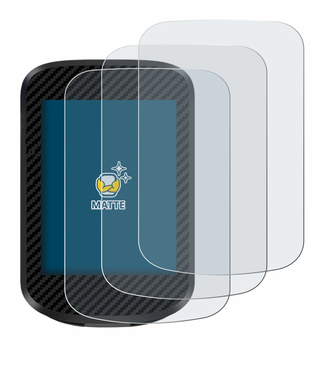 Image of the device iGPSPORT BSC300T with a wide variety of screen protectors.