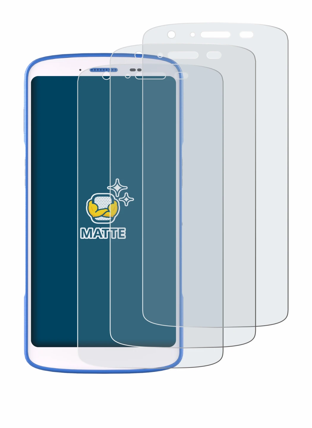 Image of the device Zebra HC 25 with a wide variety of screen protectors.