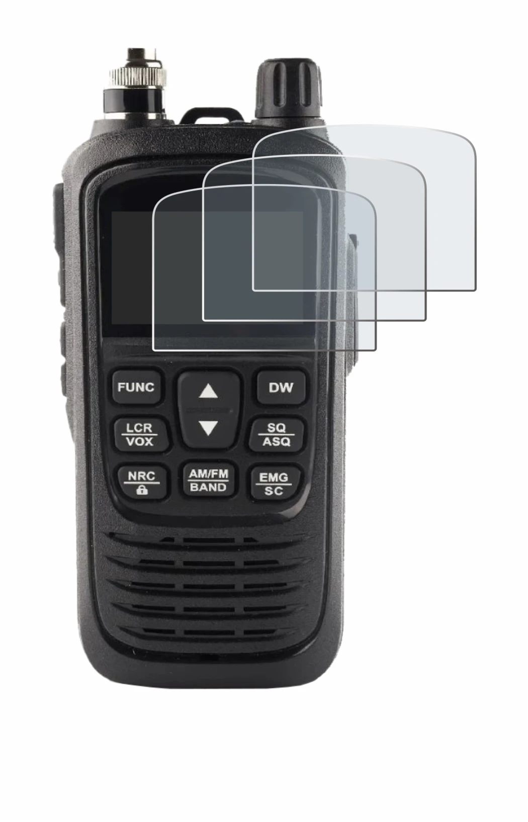 Image of the device Jopix CB-514 Plus with a wide variety of screen protectors.