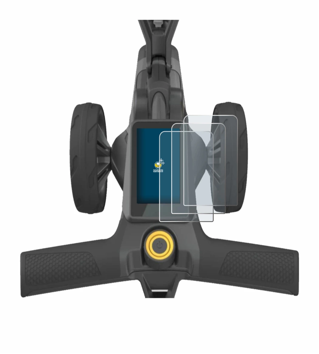 Image of the device PowaKaddy CT10 with a wide variety of screen protectors.