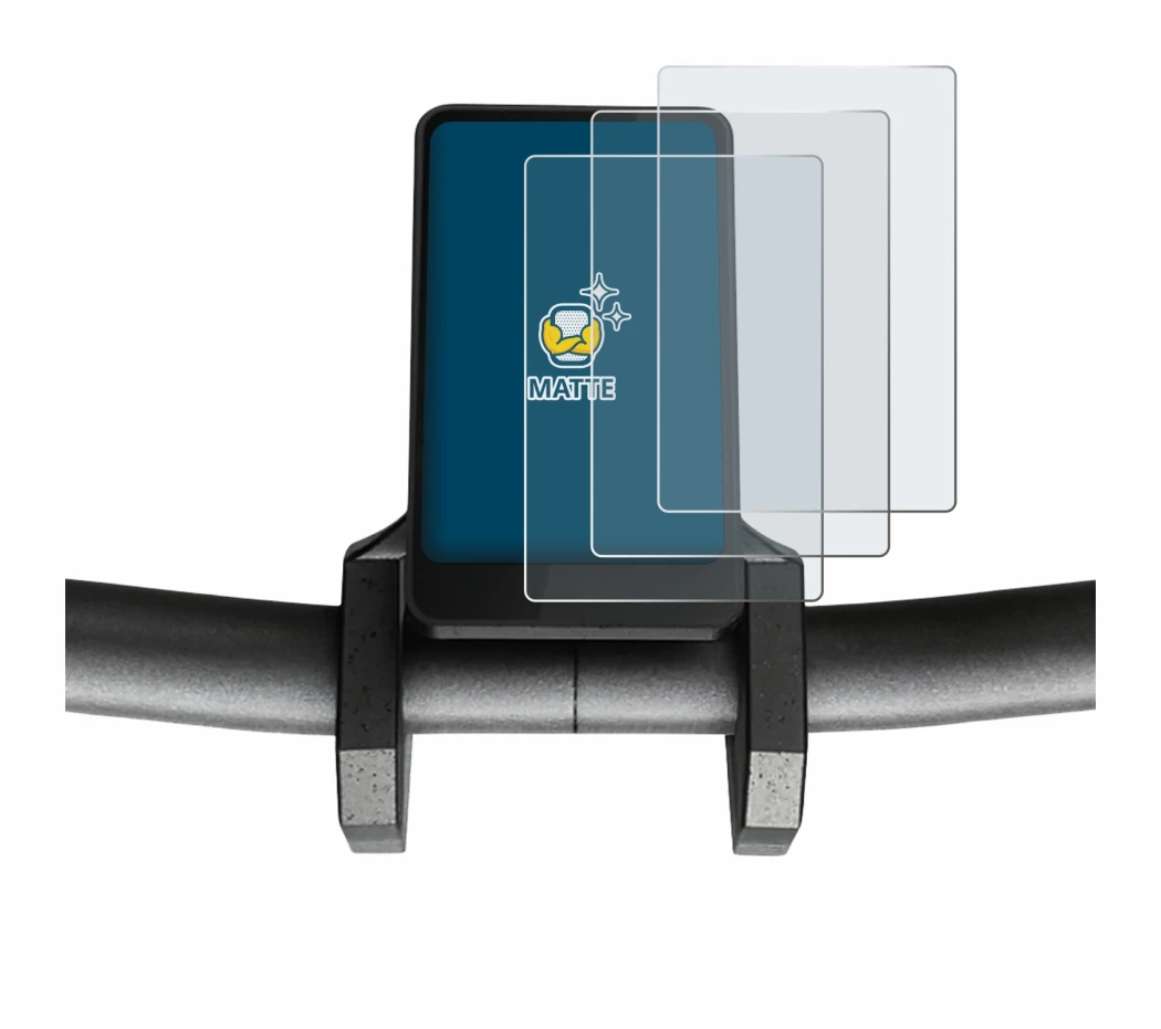 Image of the device Joyor T6 with a wide variety of screen protectors.