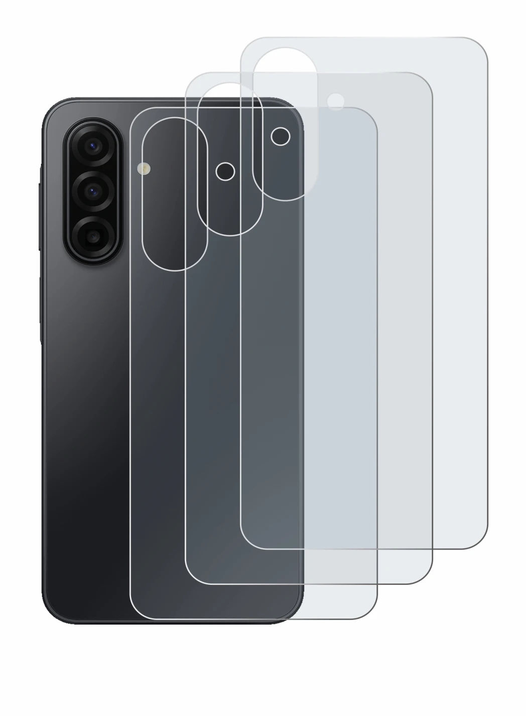 Image of the device Samsung Galaxy A17 5G (Back) with a wide variety of screen protectors.
